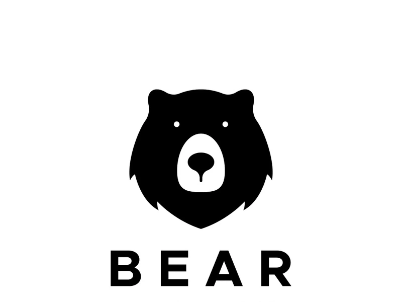 Bear animal logo.