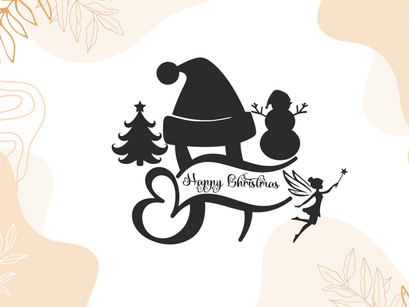 Romantic Christmas Monogram