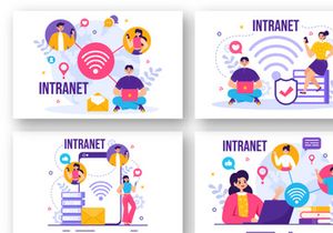 12 Intranet Technology Illustration