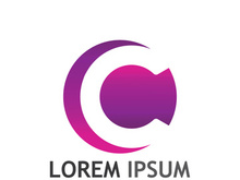 Modern colorful C letter initial logo.