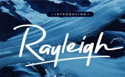 Rayleigh - Handwritten font