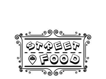 Street Food Chalk Handwriting Typography for Restaurant Street Food Chalk Handwriting Typography for Restaurant preview picture