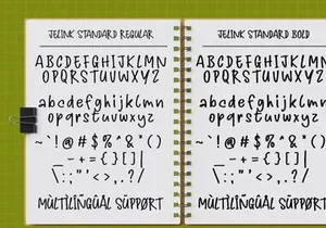Jelink - Handwritten Marker Note Font