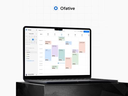 Ofative - Calendar Dashboard App
