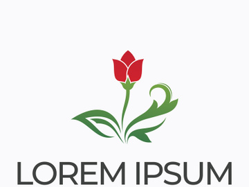 Flower logo preview picture