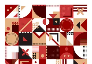 Free Flyer Template - Geometric Pattern