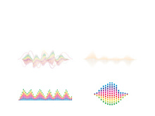 Sound waves set vector illustration icon design