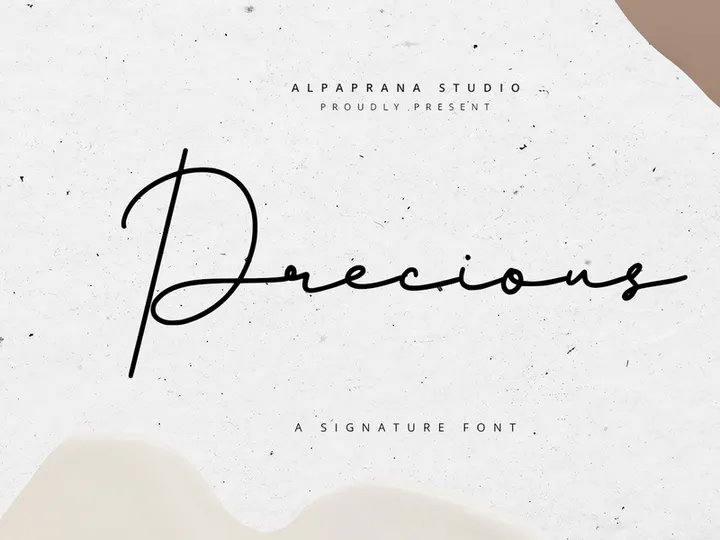 Precious - Signature Font