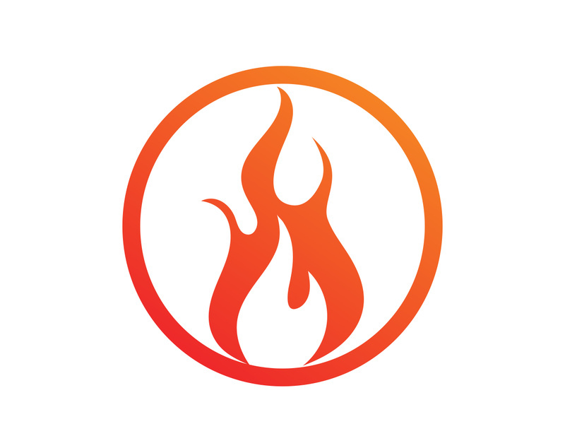 Fire flame vector illustration design