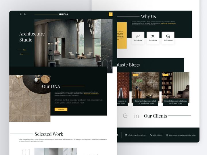 Architaa | Architecture & Interior Design Studio [Figma]