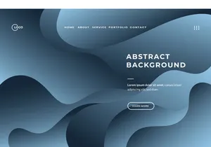 Waves blue abstract background