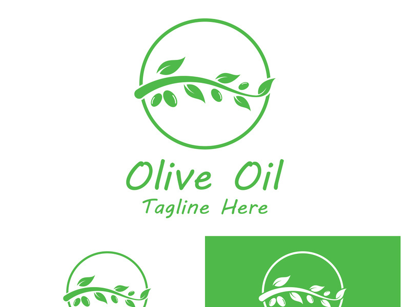 Olive fruit logo design.