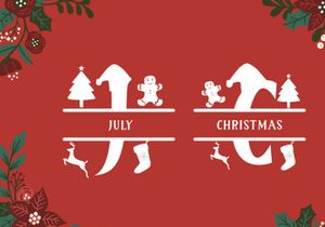 Royal Christmas Monogram