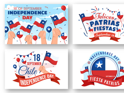 15 Chile Independence Day Illustration