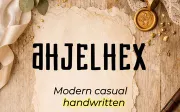 AHJELHEX – Modern Casual Handwritten Font - (TTF)