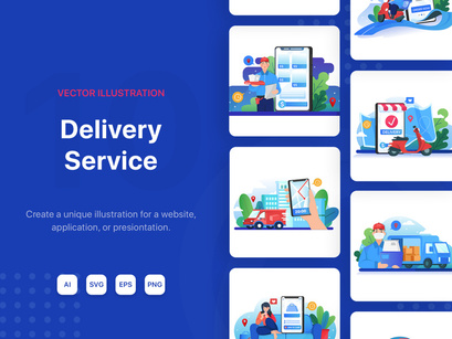 M91_Delivery Service Illustrations