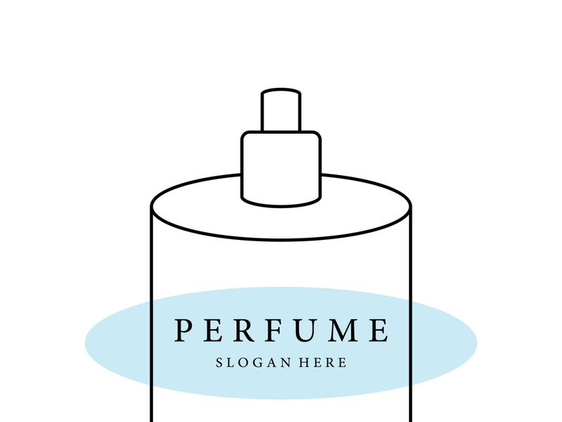 Isolated luxury perfume perfume cosmetic creative logo can be used for business, company, cosmetic and perfume shop.