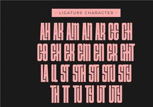 Condensans - Condensed Sans Serif Font