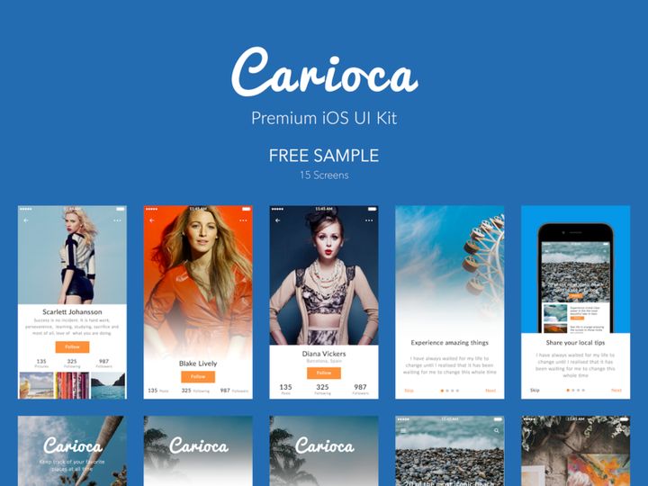 Carioca UI Kit [Sketch]