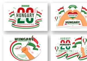 15 Hungary Independence Day Illustration