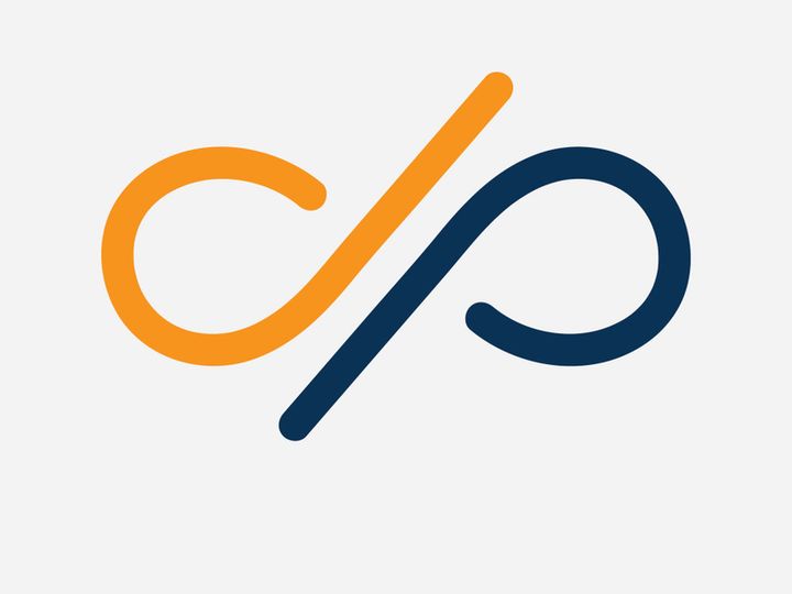 Infinity icon, vector template design
