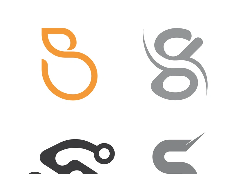 Business corporate S letter logo design vector