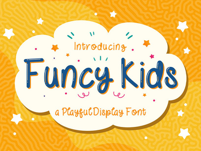 Funcy Kids! - Playful Display Font