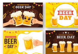 17 International Beer Day Illustration