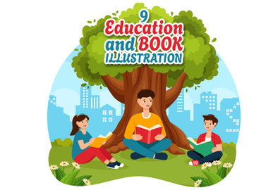 9 Education and Books Illustration preview picture