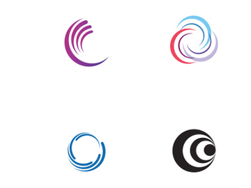 Colorful circle abstract logo preview picture