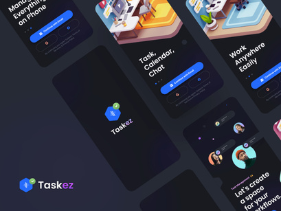 Tasker v1.0 - Productivity App iOS UI Kit