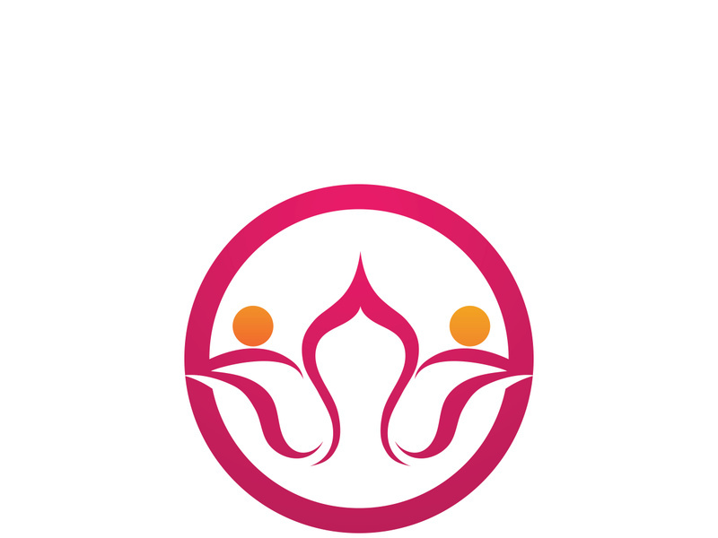 Beauty Vector lotus flowers design logo Template icon