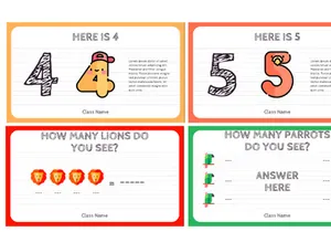 Spell and Count Presentation Template
