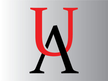 AU logo design in adobe illustrator preview picture