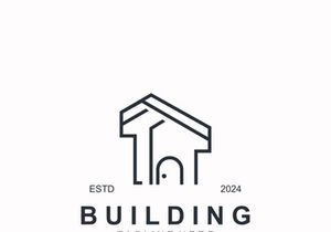 Building logo construction modern real estate symbol for architecture house and property design
