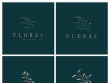 Elegant floral and leaf frame. Delicate botanical vector illustration for labels, spas, corporate identity, and wedding invitations