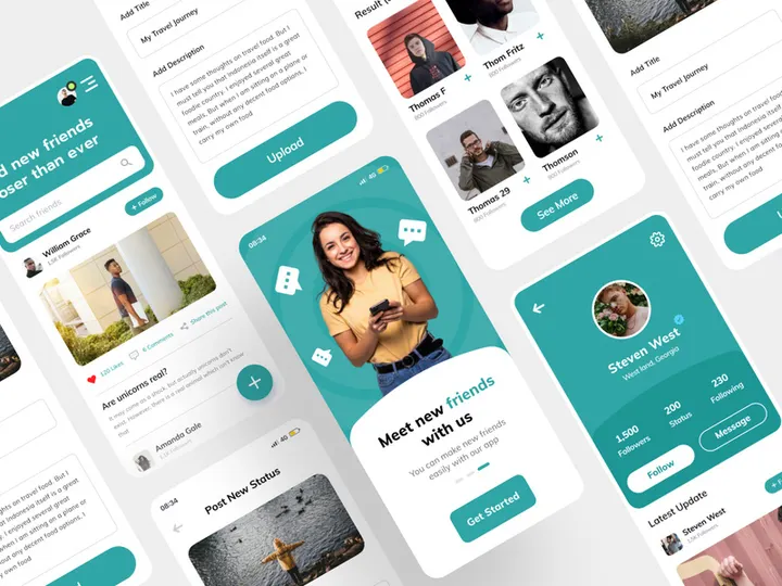 Social Media App UI Kit