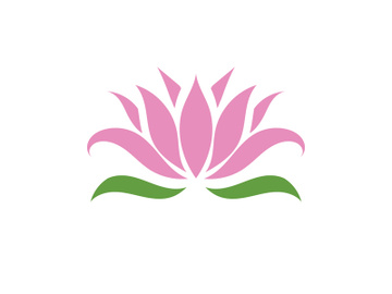 Lotus flower health meditation logo symbol preview picture
