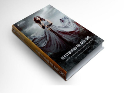 Mysterious Book Cover PSD Mockup