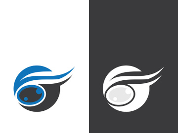 Eye logo icon design template illustration preview picture