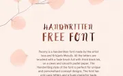 Peomy Free Script Font