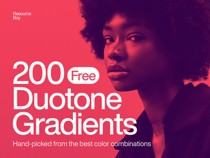 Free 200 Duotone Photoshop Gradients