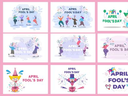23 Happy April Fools' Day Illustration