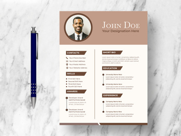 Modern Resume CV Template Ver-19 preview picture