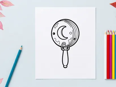 Gancho de pared de luna creciente y estrella para decoración de Halloween. Percha vintage de metal con tema celestial para estilización espeluznante de temporada.