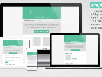 SimpleMail Email Newsletter Templates preview picture