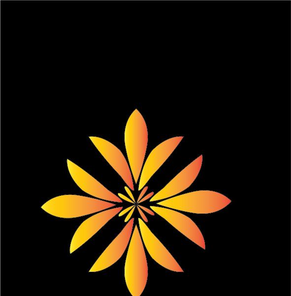 Illustrator flower design in Adobe illustrator