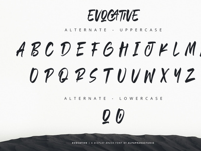 Evocative - Brush Font