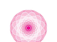 Traditional Asian colorful floral pattern Stained glass mosaic logo tile design inspiration