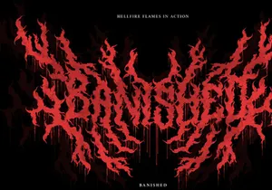 Hellfire Flames | Death Metal Font